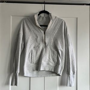 Free people quarter zip sweatshirt